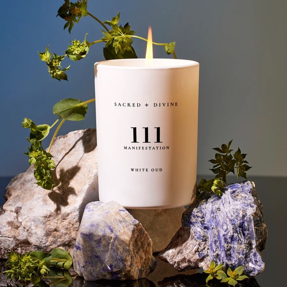 Sacred and Divide 111 manifestation candle